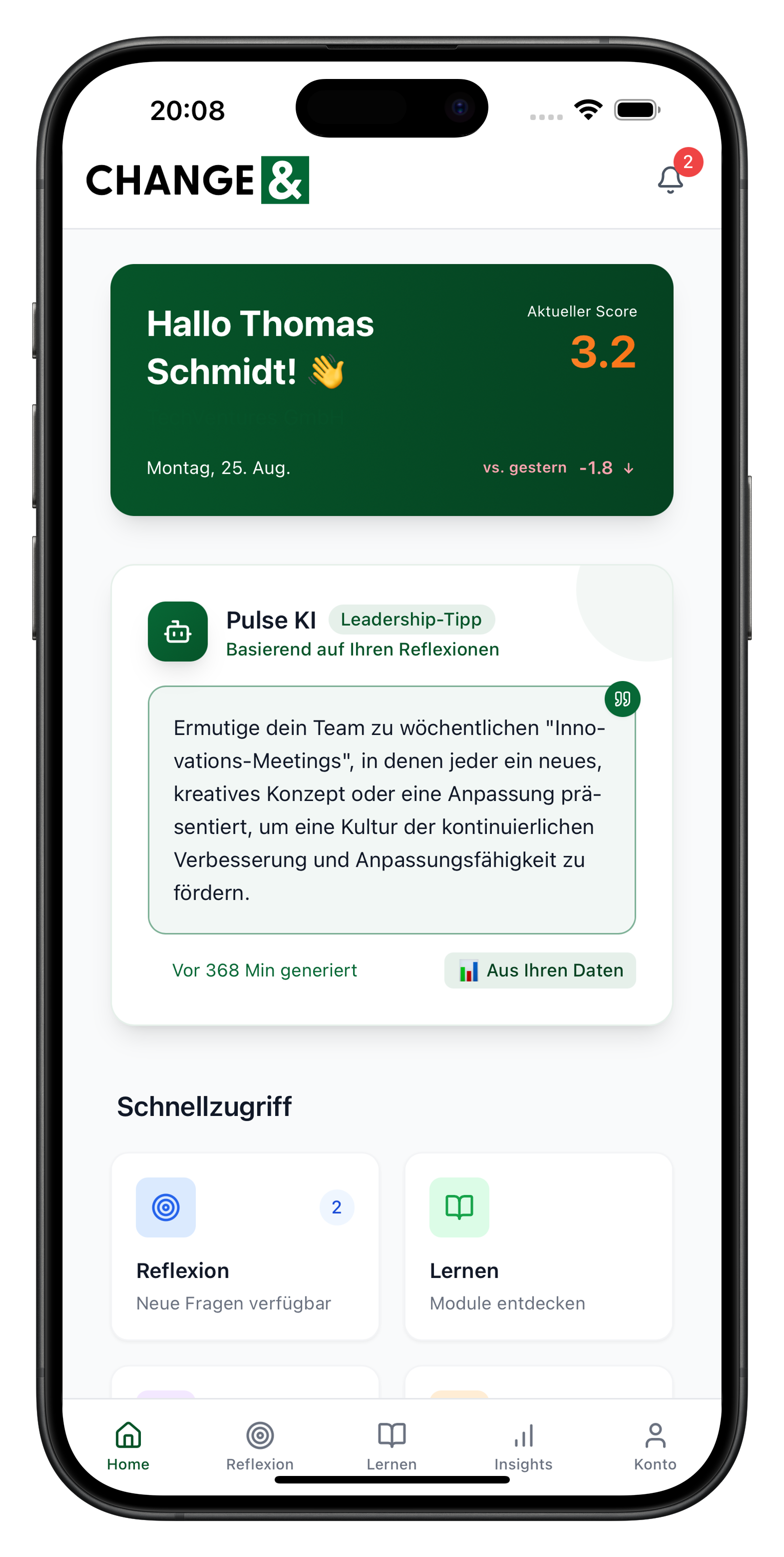 CHANGE& Pulse App